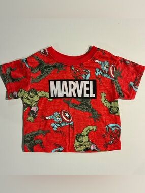 Marvel Character Tee in Red